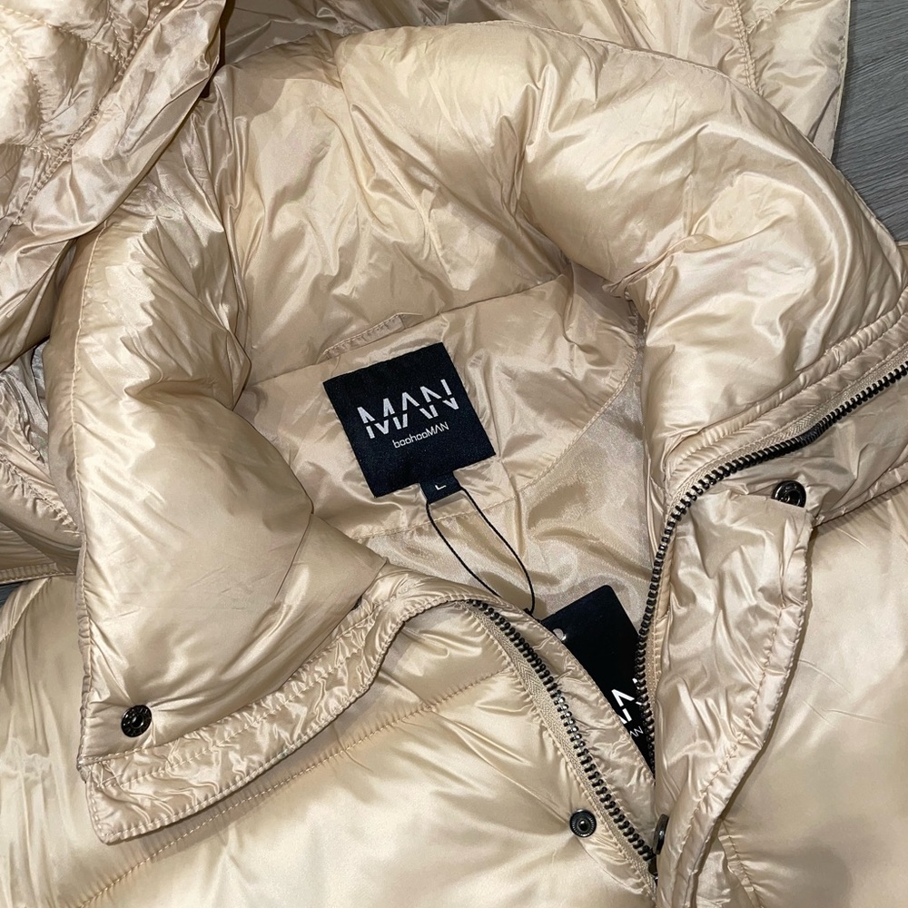 Boohoo Trench Puffer Coat